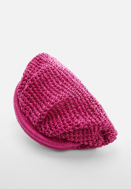 MANGO - Bag positano - fuchsia