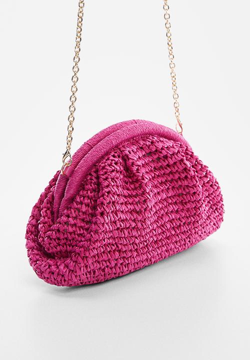 MANGO - Bag positano - fuchsia