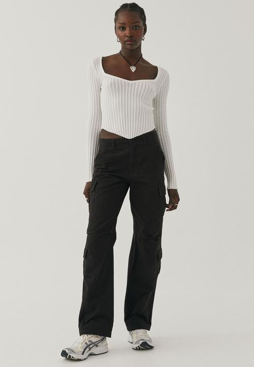 Supré  - Tiana knit long sleeve top - winter white