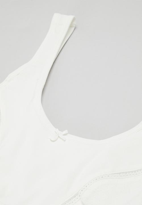 Pop Candy - Tween girls bra - white