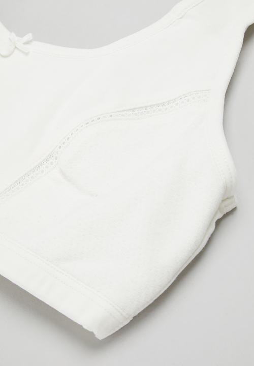 Pop Candy - Tween girls bra - white