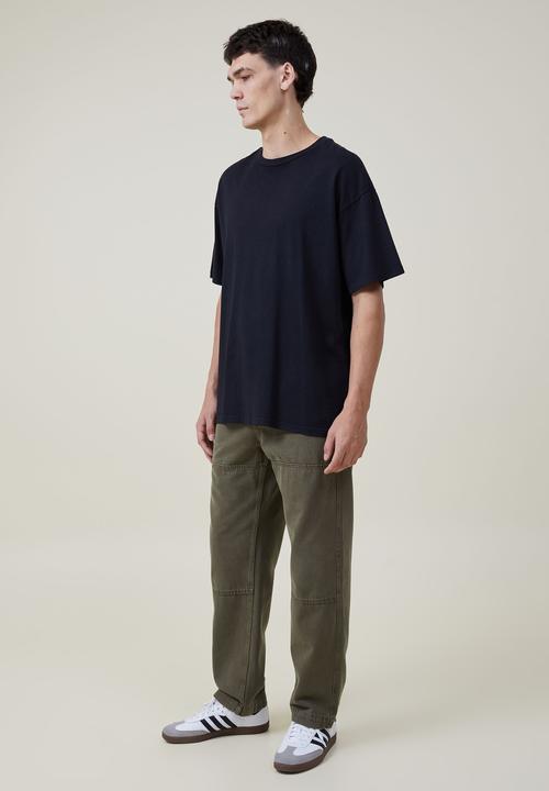 Cotton On - Baggy jean - olive knee patch