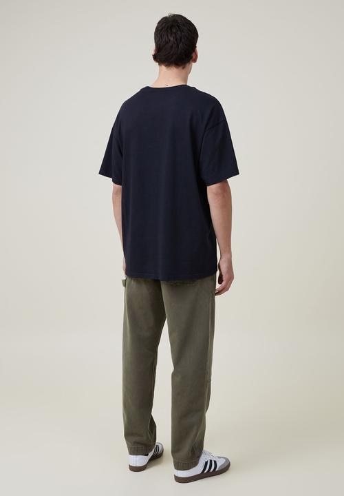 Cotton On - Baggy jean - olive knee patch