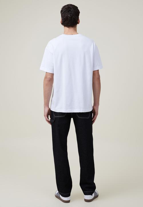 Cotton On - Baggy jean - rinse black knee patch