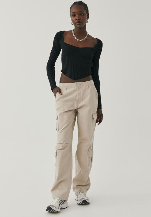 Supré  - Tiana knit long sleeve top - black
