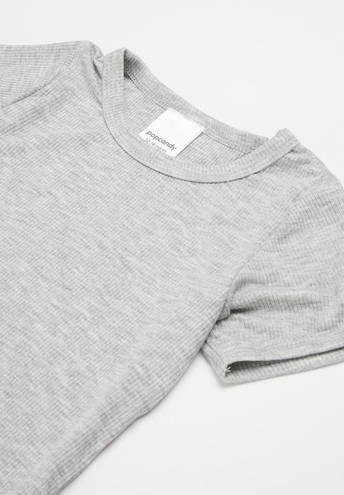 Pop Candy - Short sleeve tee and bottom set - grey
