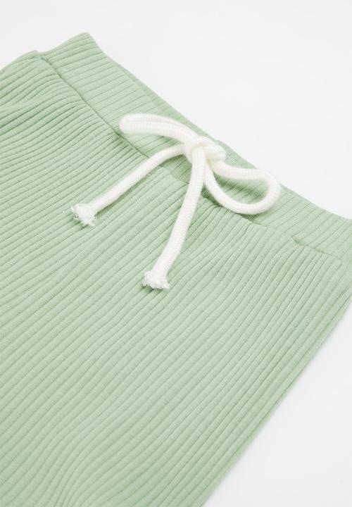 Pop Candy - Bodysuit and short set - sage green