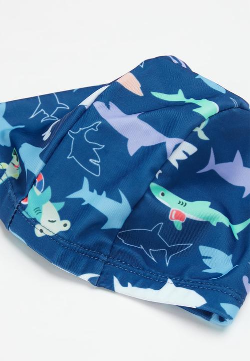 Pop Candy - Boys swimming cap and short set - blue 