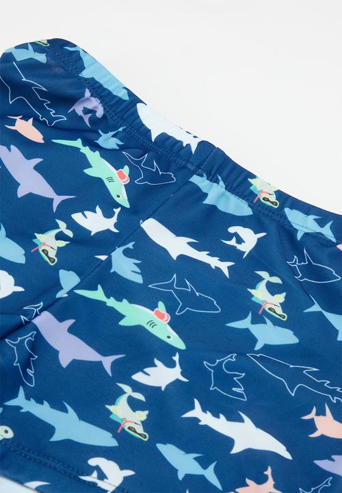 Pop Candy - Boys swimming cap and short set - blue 