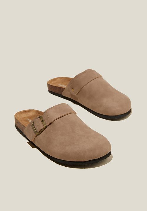 Cotton On - Rex buckle mule - roebuck nubuck