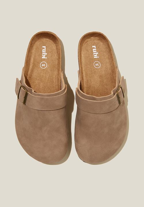 Cotton On - Rex buckle mule - roebuck nubuck