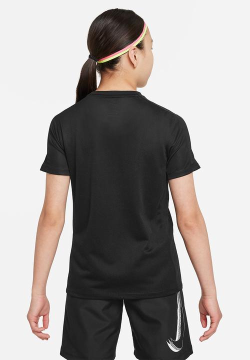 Nike - K nk df trphy23 short sleeve top gx - black/white