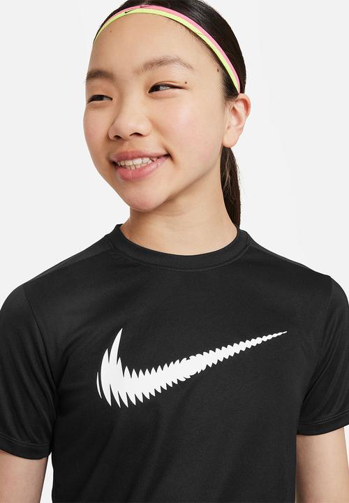 Nike - K nk df trphy23 short sleeve top gx - black/white
