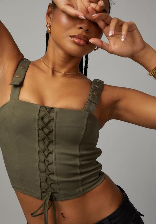 Factorie - Utility top - khaki