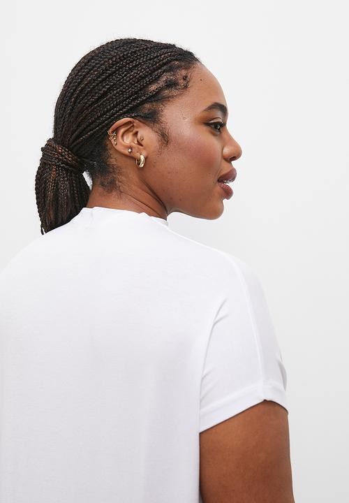 edit - Grown on sleeve tee - white
