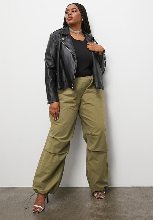 Superbalist - Parachute trouser - deep green