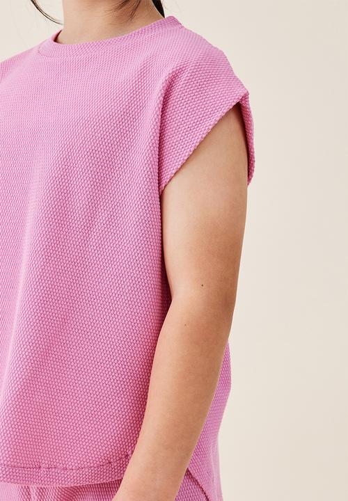 Cotton On - Alyssia sleeveless top - pink gerbera