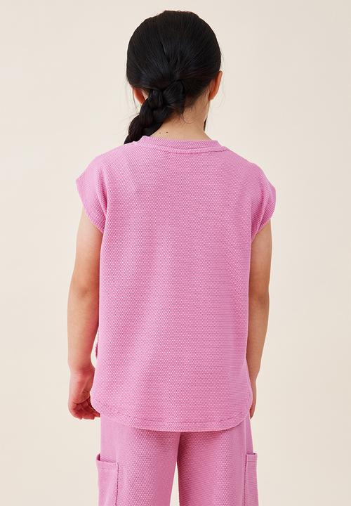 Cotton On - Alyssia sleeveless top - pink gerbera