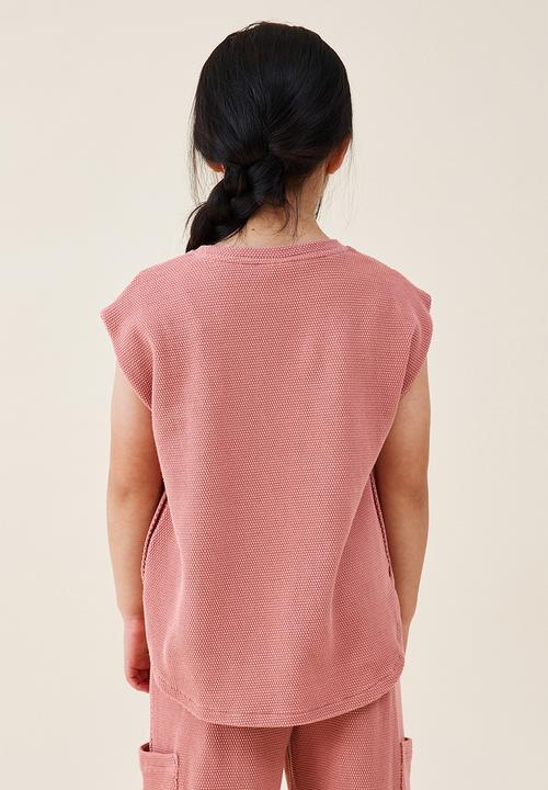 Cotton On - Alyssia sleeveless top - clay pigeon