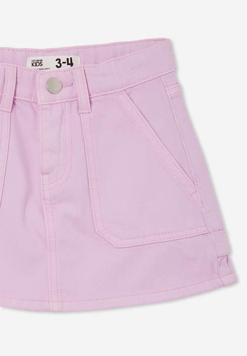 Cotton On - Chloe cargo skirt - pale violet