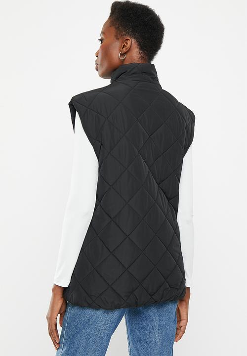 POLO - Wmn sport sleeveless puffer jacket - black
