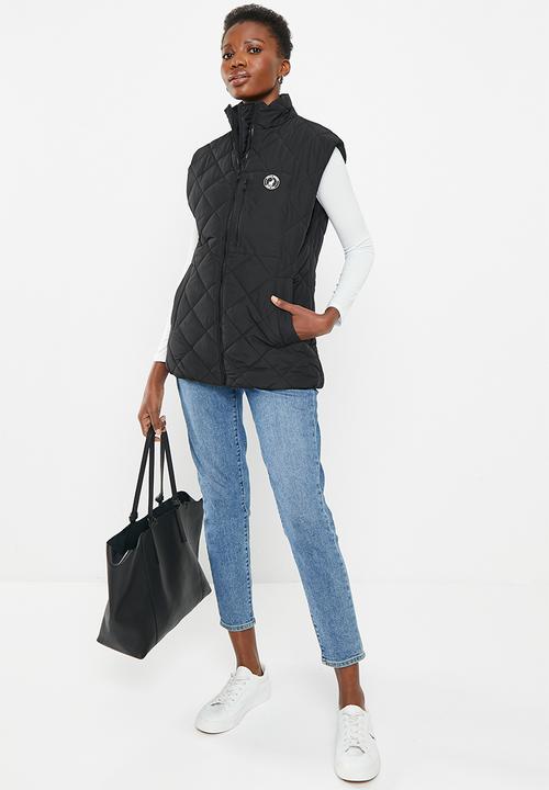 POLO - Wmn sport sleeveless puffer jacket - black