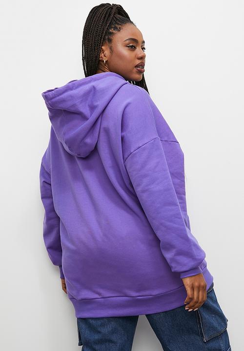Blake - Slouch hoodie - purple1