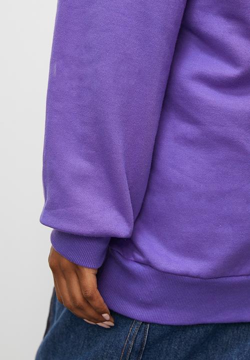 Blake - Slouch hoodie - purple1
