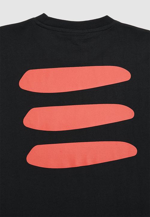 H&M - RICH MNISI x H&M: Oversized fit cotton T-shirt - black