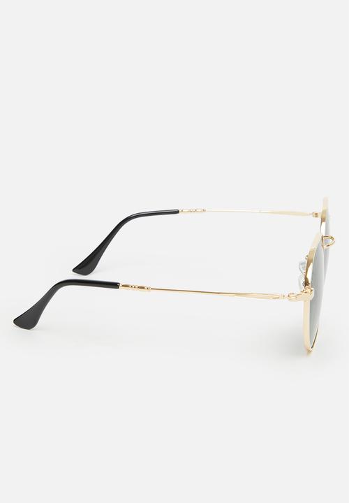 Superbalist - Ryder round frame sunglasses - gold