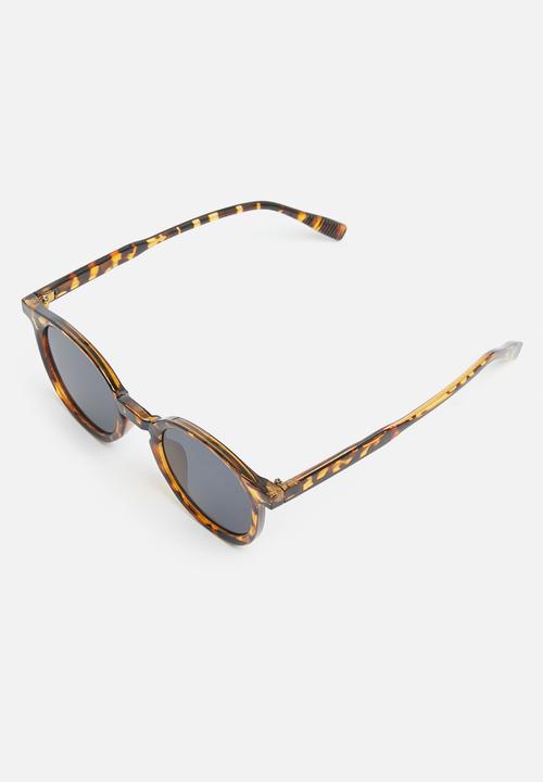 Superbalist - Eli round sunglasses - brown & black