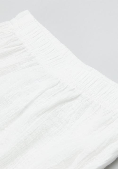Pop Candy - Ruffle shorts - white