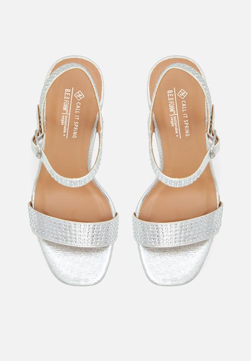 Call It Spring - Gretchen platform sandal - silver