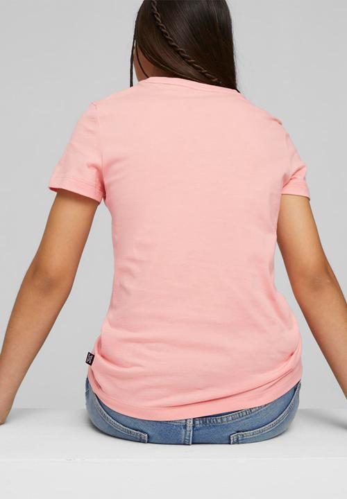 PUMA - Ess logo tee g - peach smoothie