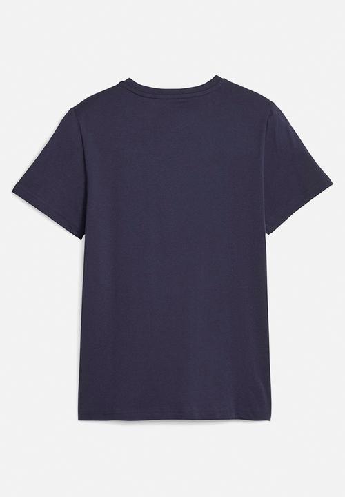 PUMA - Ess+ logo lab tee b - puma navy