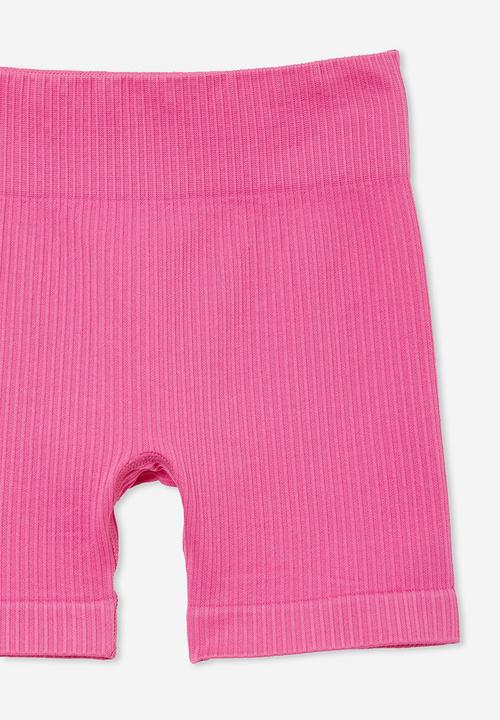 Cotton On - Isla seamfree bike short - raspberry pink