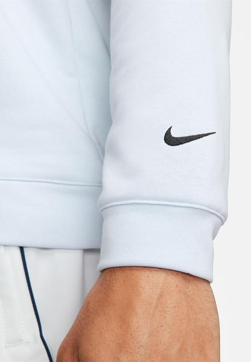 Nike - Dri-FIT Track club fleece crew  sweatshirt- light blue