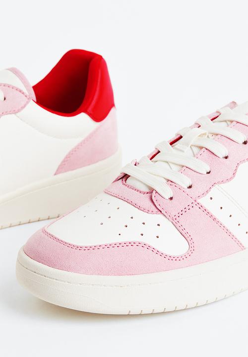H&M - Trainers - white/block-coloured 
