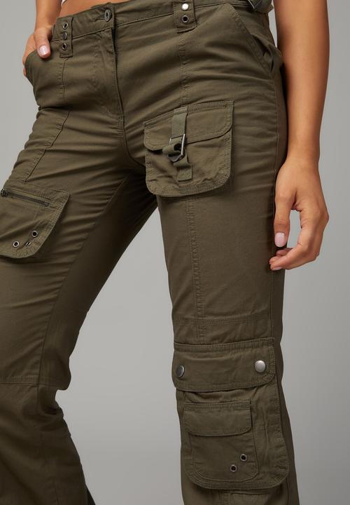 Factorie - Straight leg pocket pant - khaki