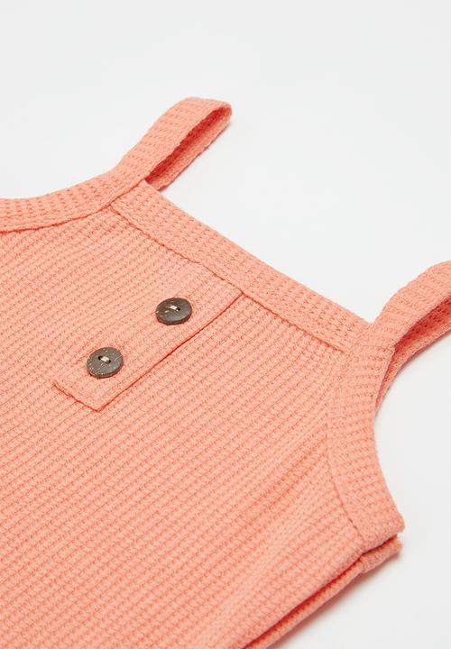 Pop Candy - sleeveless vest and short set - pink