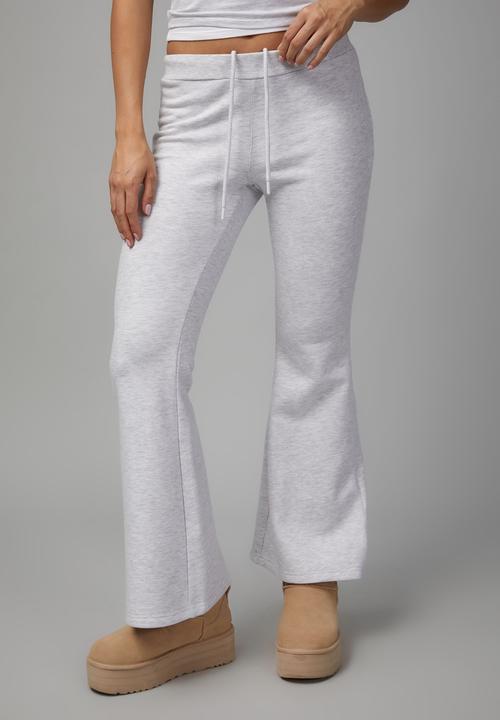 Factorie - Kick flare trackpant - silver marle