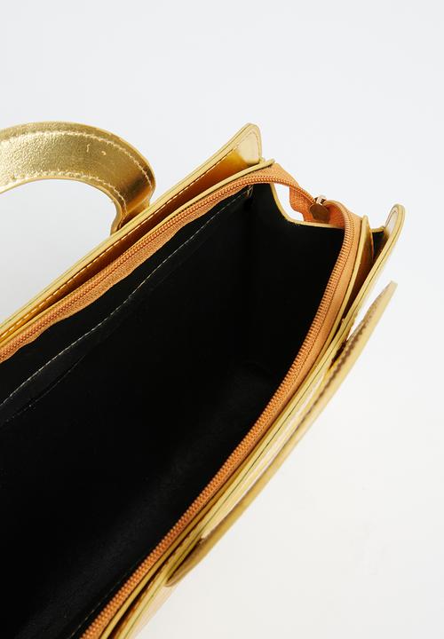 MILLA - Paula top handle bag - gold