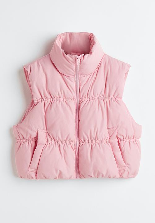 H&M - Puffer gilet - light pink