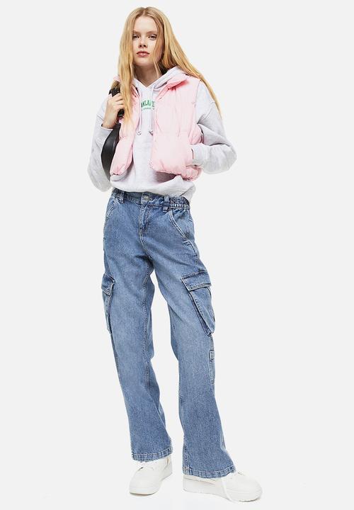 H&M - Puffer gilet - light pink