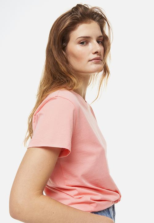 H&M - Cotton t-shirt - peach pink 