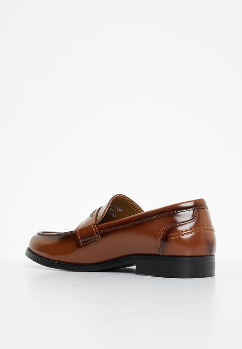 PC - Crouch leather slip on - brown