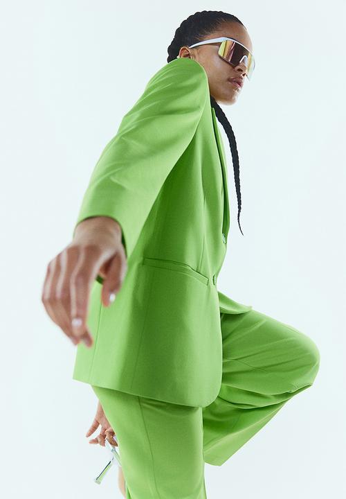 H&M - Single-breasted blazer - lime green 