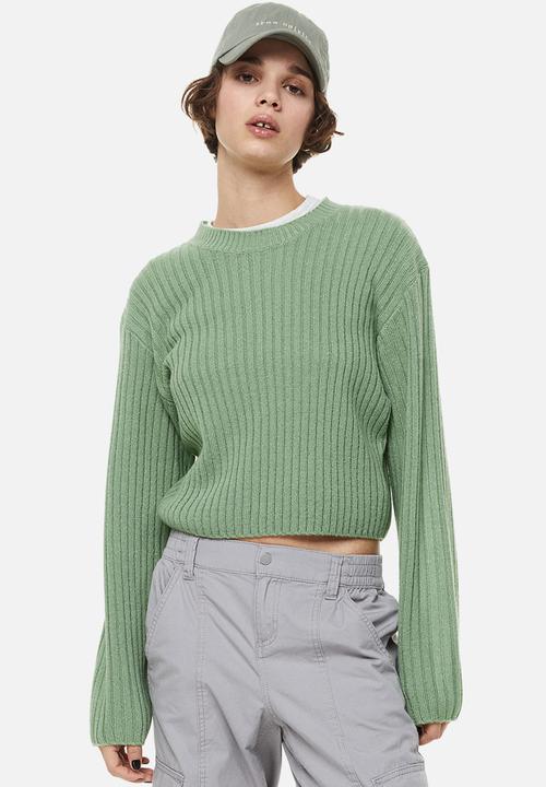 H&M - Rib-knit jumper - green