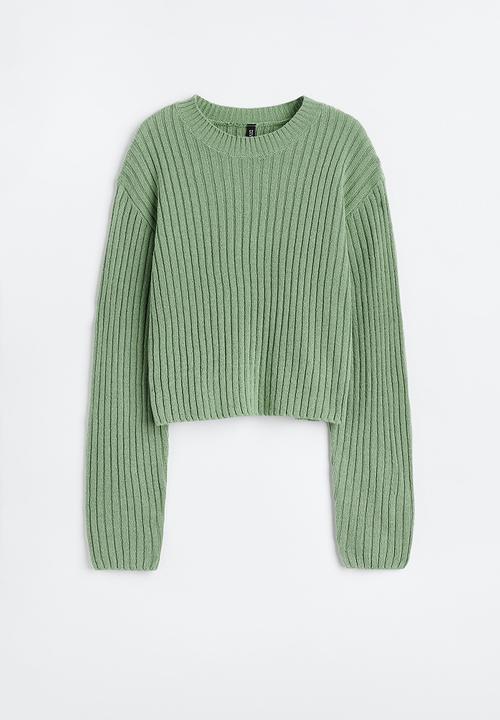 H&M - Rib-knit jumper - green