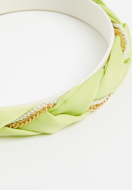Superbalist - Braided headband - green